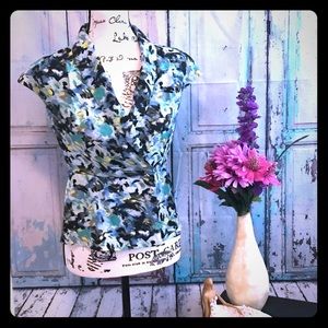 BCBG Floral Top